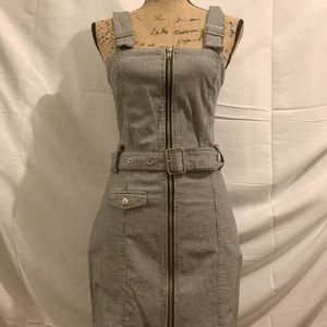 H&M black and white plaid dress size 6